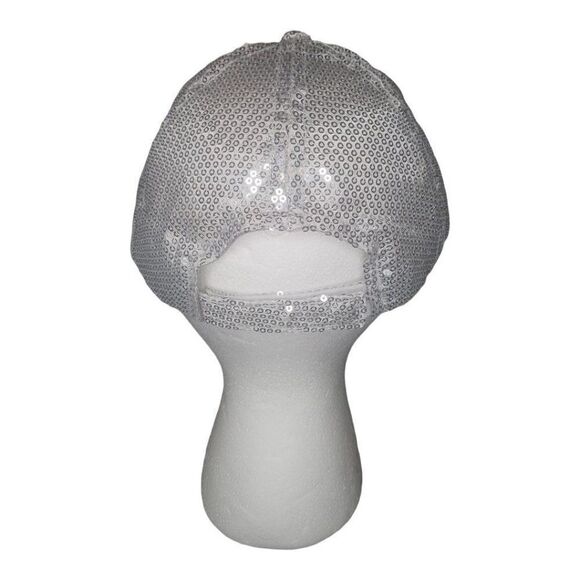 Princess Cruises Adjustable Strap Hat Glittery Silver Travel OS - Picture 3 of 5